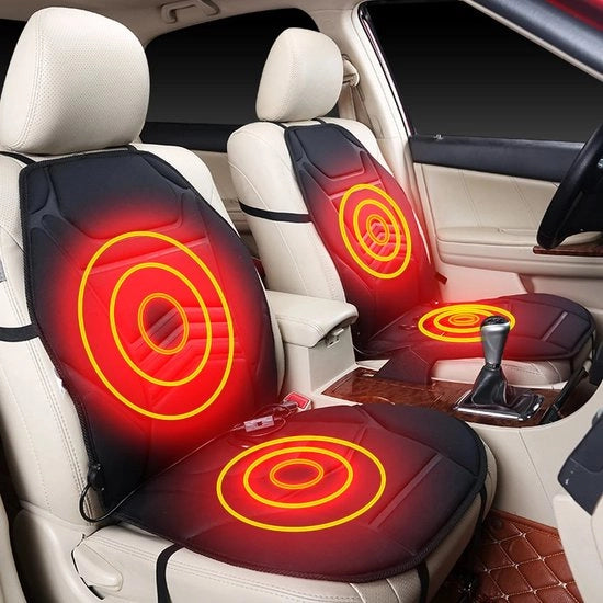 2 pezzi di cuscino per sedile auto riscaldato 12V - Ideale per comfort di viaggio in inverno e uso domestico