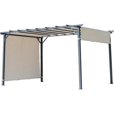 PERGOLA CAIRO DOMUS - ACCIAIO/POLY MT 3X4