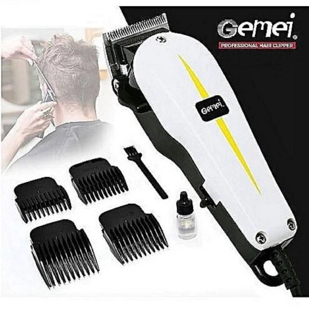 Trade Shop - Tagliacapelli Professionale Elettrico Con Filo Trimmer Regola Barba Geemy Gm1021 -