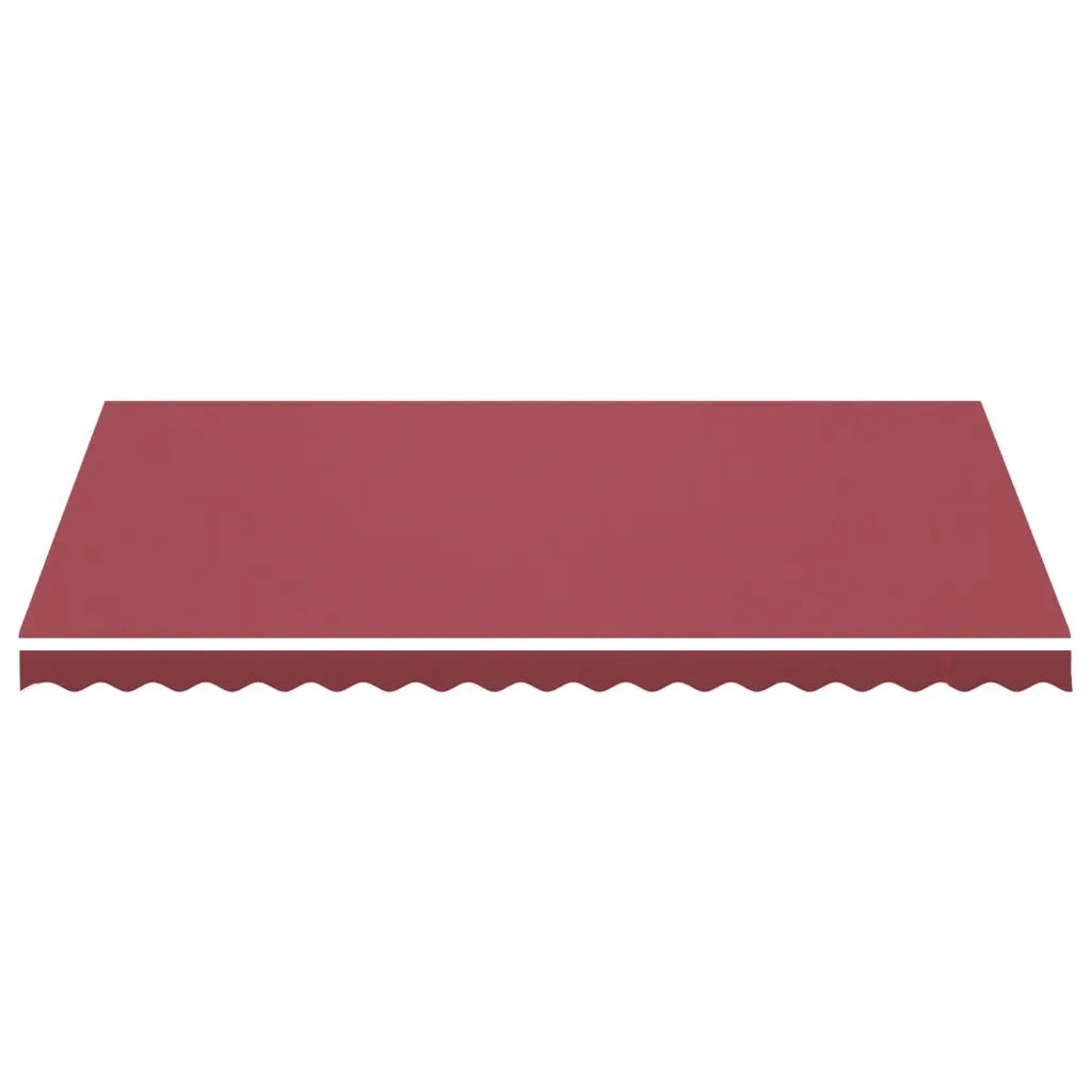 Tessuto di Ricambio per Tenda da Sole-Ricambio telo per tenda da sole Rosso Borgogna 4,5x3 m