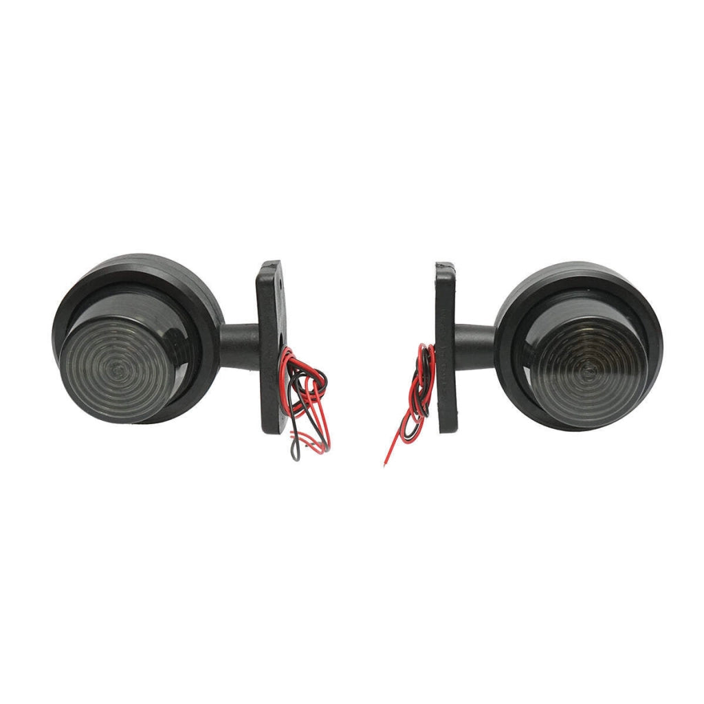 Lampada laterale  con LED, 12-24V, rosso-gialla, FR0117 Breckner Germany.