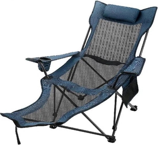 Campingstool pieghevole - Letto esterno - Pieghevole - Sedia per spiaggia e pesca