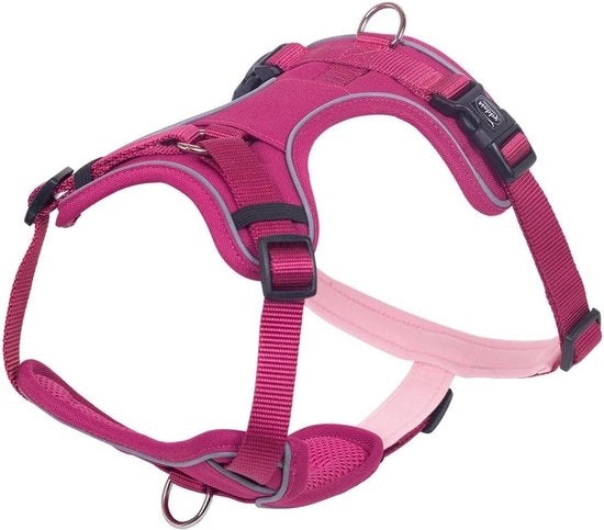 Tuolo per donna con misure 23-35 cm di altezza torace e 40-55 cm di altezza vita, larghezza 15 mm, colore rosso, modello 80406-64 S.
