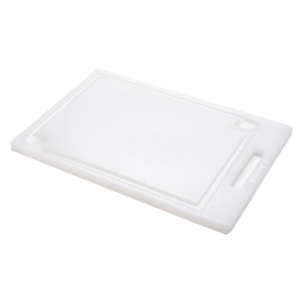 TAGLIERE ANTIBATTERICO PER ALIMENTI cm 44 x 30 - con scalanatura  - DEMOLLI