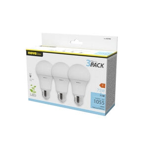 NOVA LAMPADA LED CLASSIC E27 11W 4000K PZ.3