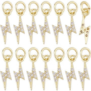 14 pezzi di Campanelli a forma di Nuvola d'oro per Accessori