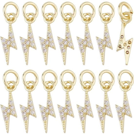 14 pezzi di Campanelli a forma di Nuvola d'oro per Accessori