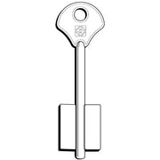CHIAVE DOPPIA MAPPA ESETY EN SILCA - OTTONE NICHELATO- 5 pezzi