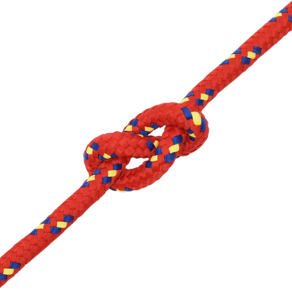 Corda Nautica Rossa 14 mm 25 m in Polipropilene