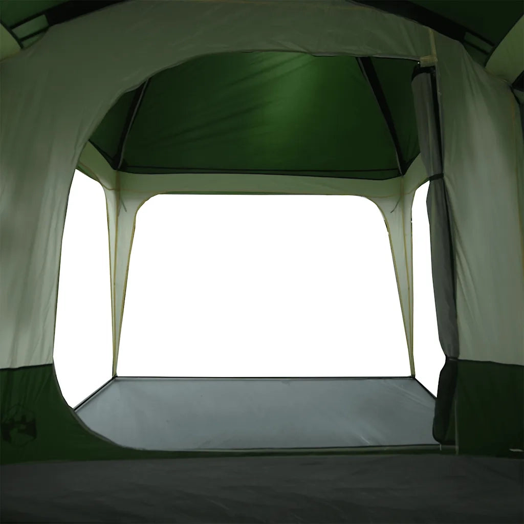 Tenda da Campeggio con Portico a Cupola 9 Persone Impermeabile