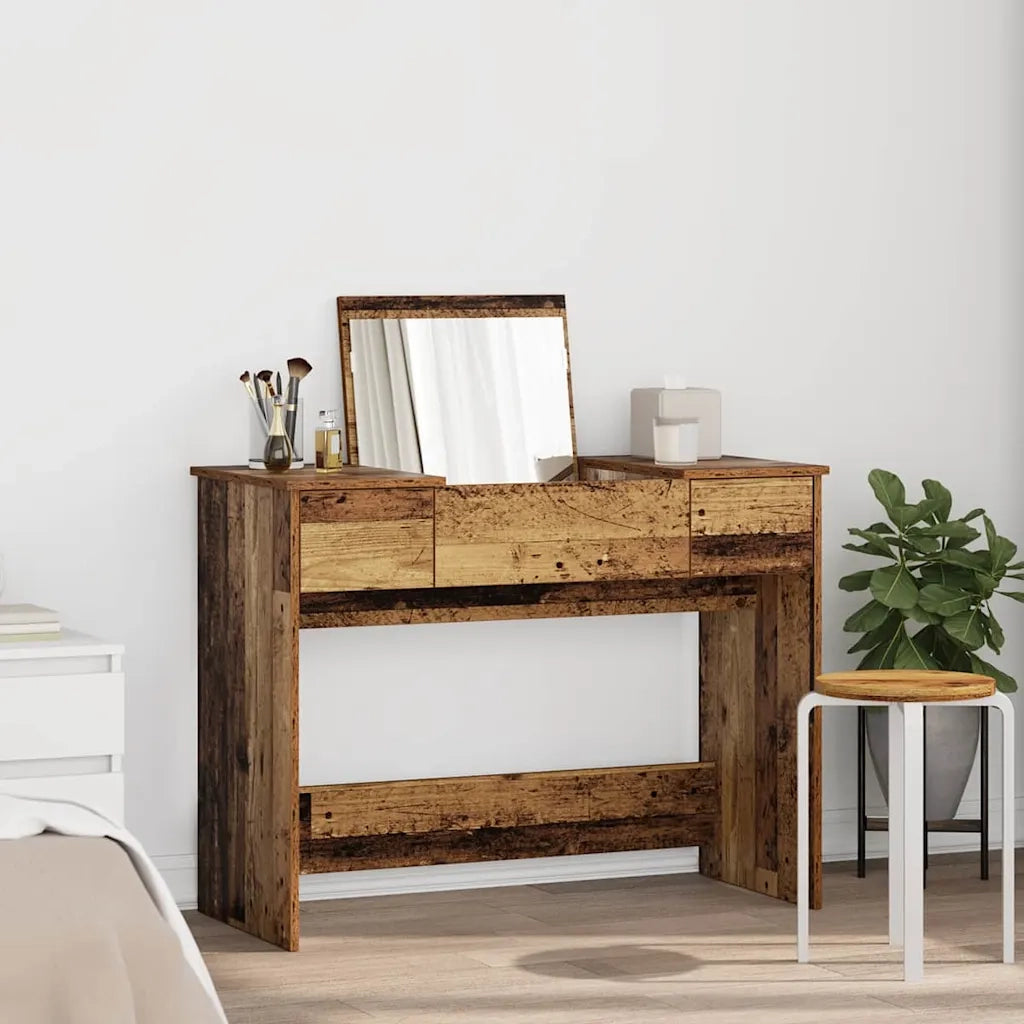 Tavolo per Cosmetici Legno vecchio 100 x 45 x 76 cm 871669