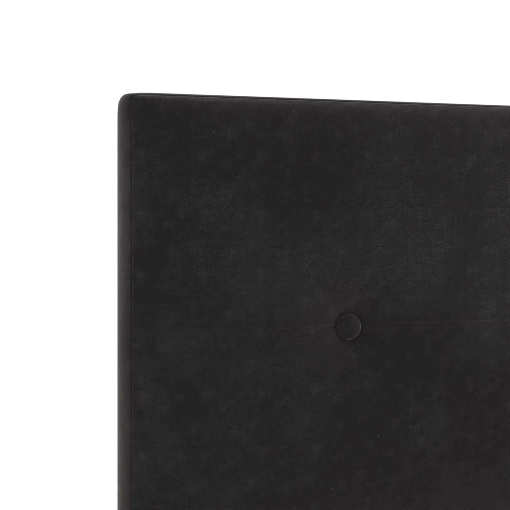 Letto ottomano con materasso Nero 140 x 200 cm Velluto 3456563