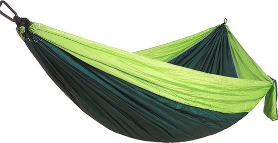 Hangmat Ultralight per Camping con Capacità di Sostegno 300 kg - Membrana Parachute Nilon Ademabile e Rapida all'Assorbimento per Outdoor e Viaggi