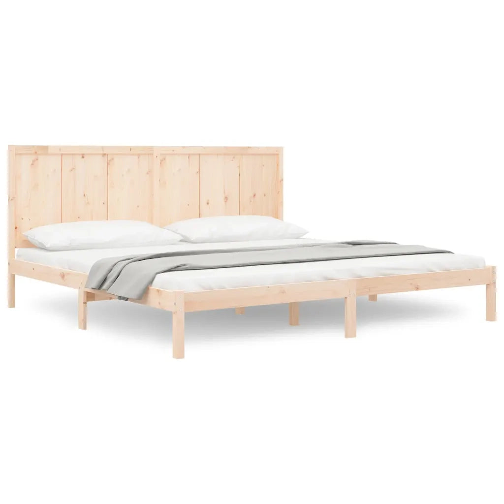 Giroletto senza Materasso 200x200 cm in Legno Massello di Pino 3105750
