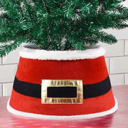Trade Shop - Tappeto Gonna Copertura Base Albero Natalizio Decorazione Cintura Babbo Natale -