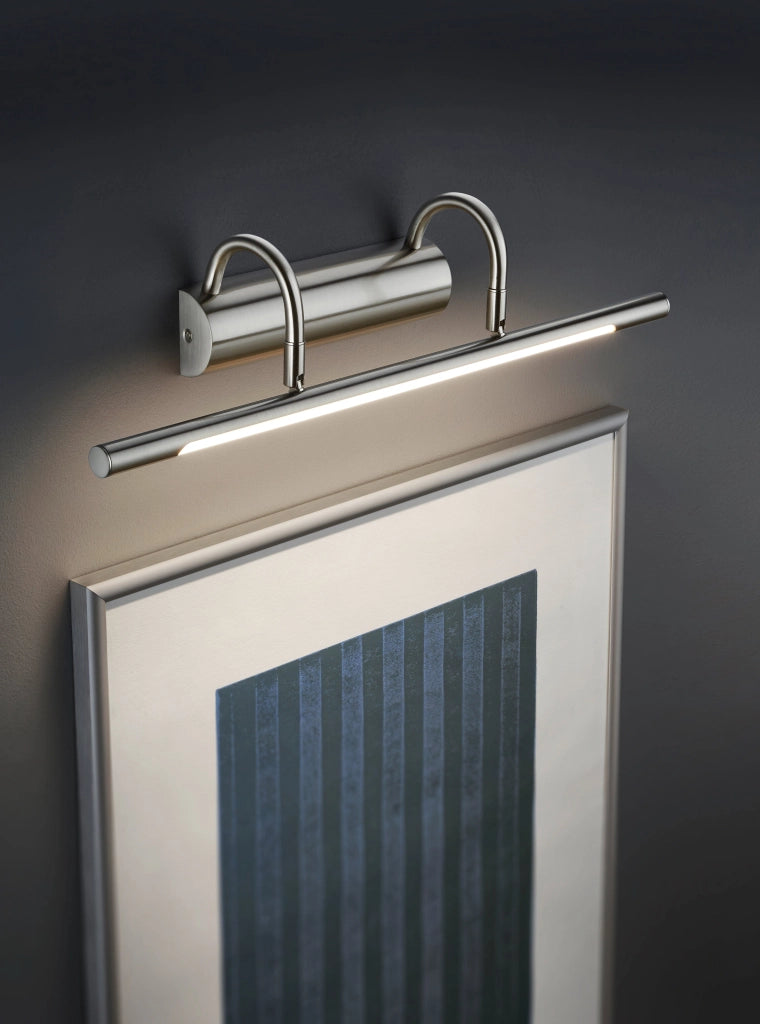 Applique da Interno a LED in Metallo Nickel Opaco