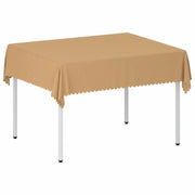 Tovaglia da Tavolo Rettangolare Beige 140 x 160 cm 42040096