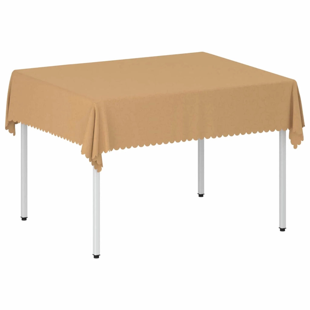 Tovaglia da Tavolo Rettangolare Beige 140 x 160 cm 42040096