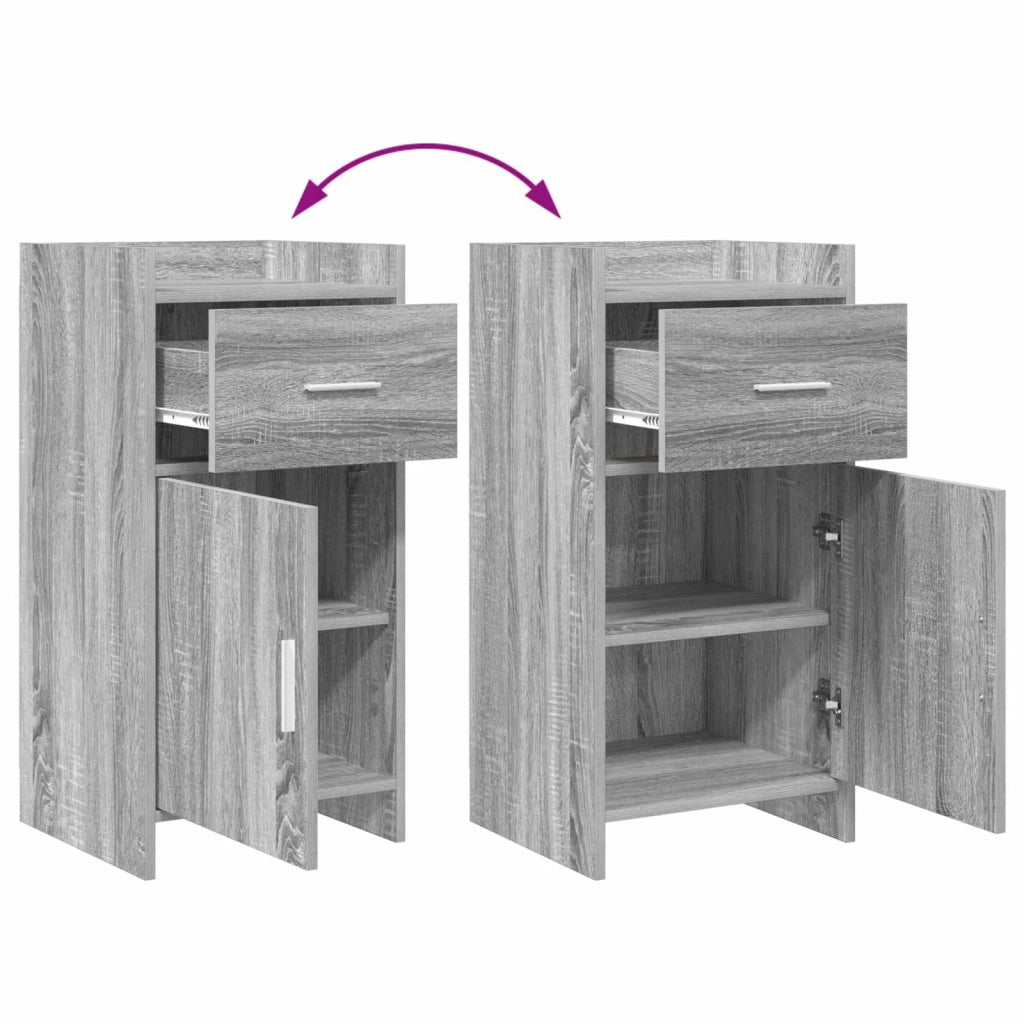 Credenza Sonoma grigio 40 x 36 x 80 cm Legno ingegnerizzato 8011088