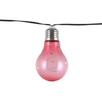 Catena Luminosa Solare Esterno Solar Acciaio Argento Multicolor Led