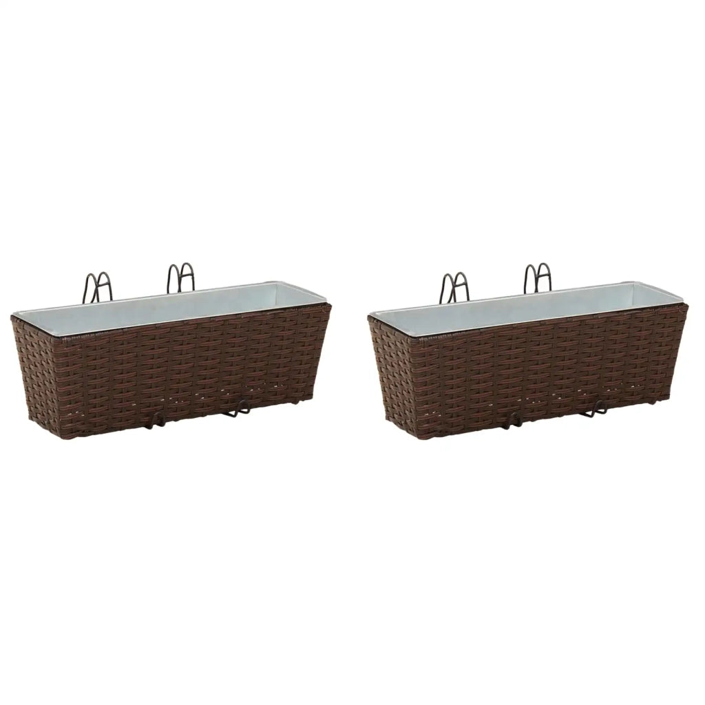 Ringhiera 2 pcs 50 x 17 x 17 cm Metallo
