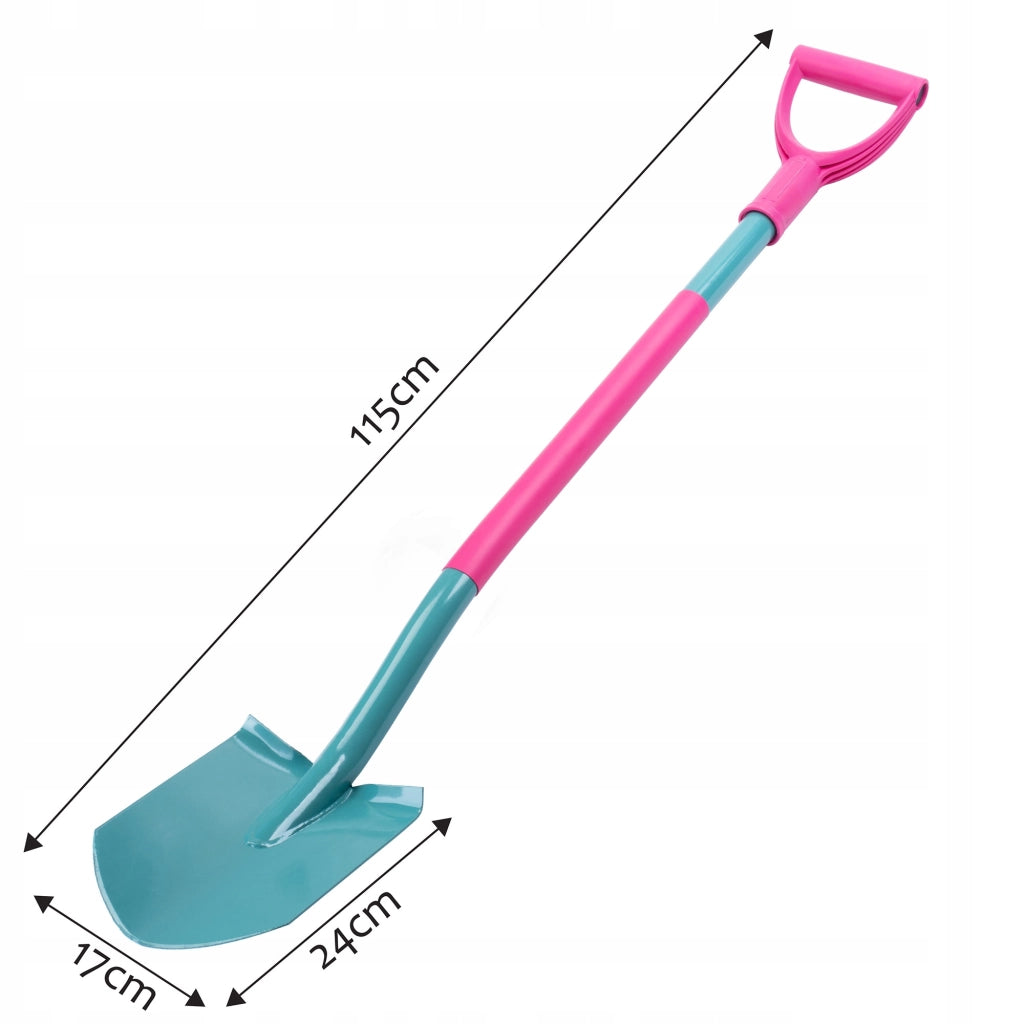 Pala da scavo KADAX Sharp 115 cm con manico in metallo per giardino, da donna