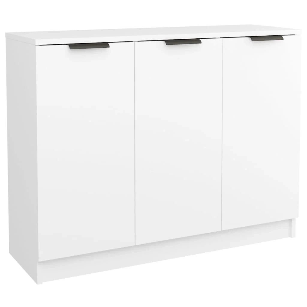 Buffet credenza cassettiera armadio mobile contenitore organizer per cucina soggiorno salotto 90,5 x 30 x 70 cm legno ingegnerizzato bianco 02_0030527