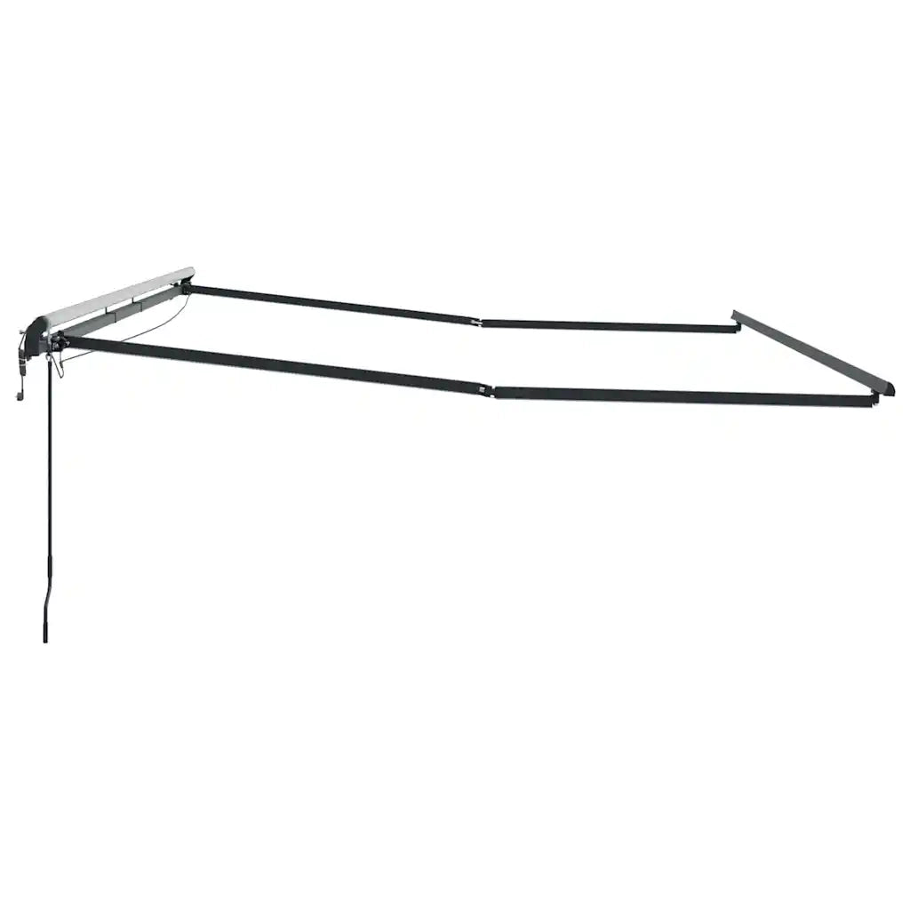 vidaXL Tenda da Sole con Antracite 4,5 × 3 m Metallo