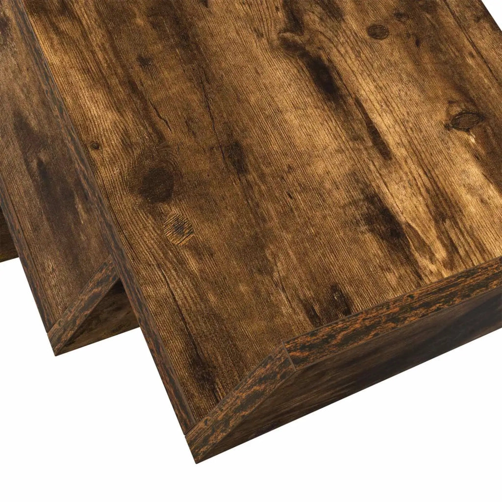 Scaffale per riviste Rovere fumé 65 x 53 x 28,5 cm 890884