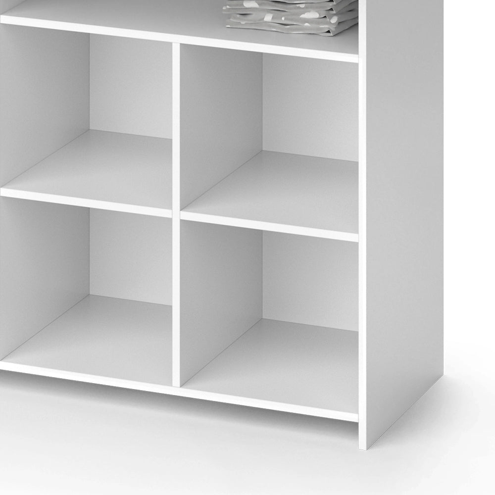 Vicco Fasciatoio Bianco 113 x 100 cm con 4 scatole pieghevoli