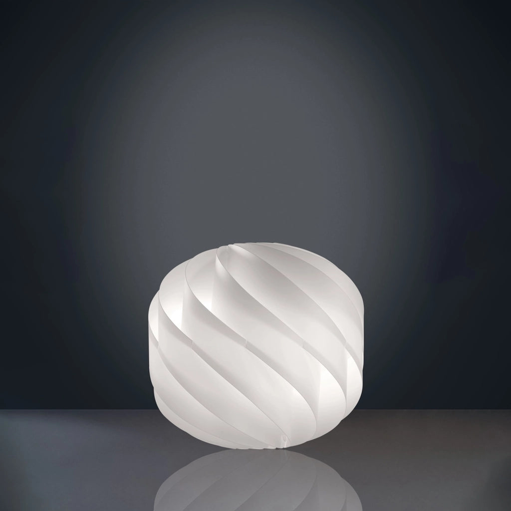 Piantana Moderna Globe Polilux ® Bianco 2 Luci E27