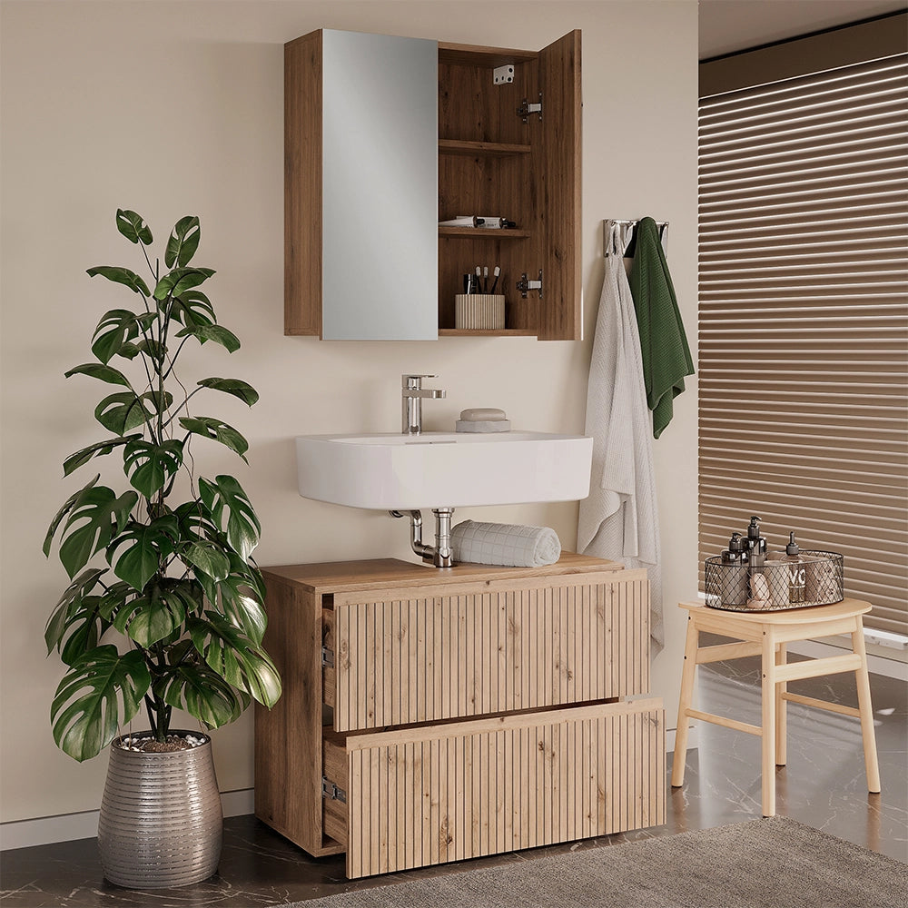 Vicco Set di mobili da bagno Artigiano 2 parti