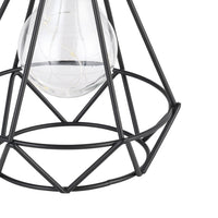 Luce Solare Esterno Contemporaneo Solar Acciaio Nero Policarbonato Trasp Led