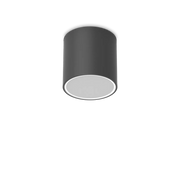 TECHO ROUND FARETTO DA SOFFITTO PER ESTERNO IP54 1 LUCE GU10 D.15CM NERO