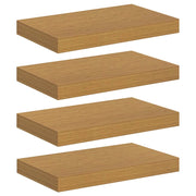 4 pz Scaffale da parete | Ripiano a parete | Mensola a parete Beige 40 x 23,5 x 4 cm