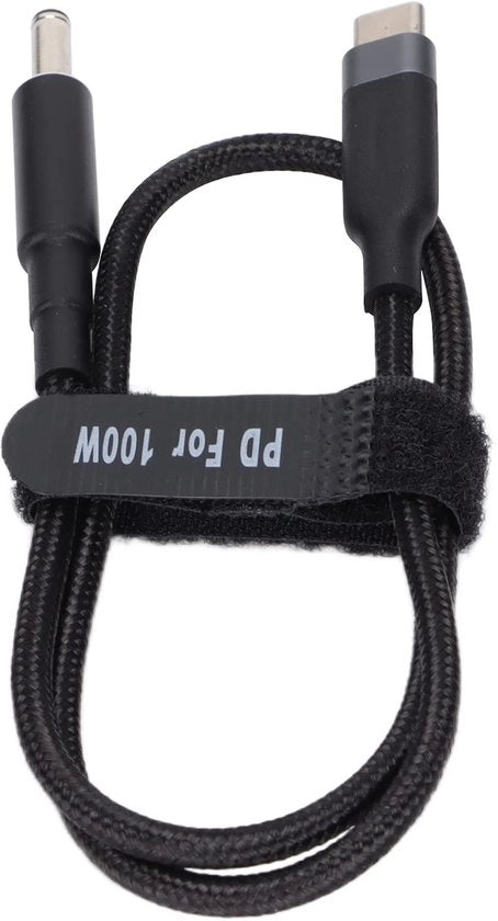 Cavo di ricarica USB C a DC per laptop - 100W Ricarica rapida - Tipo C maschio - Adatto per laptop - 0,5m cavo