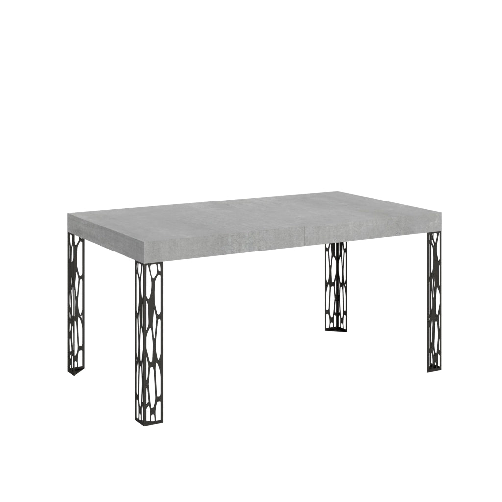 Tavolo Allungabile 160-244x80x77 cm Ghibli Cemento