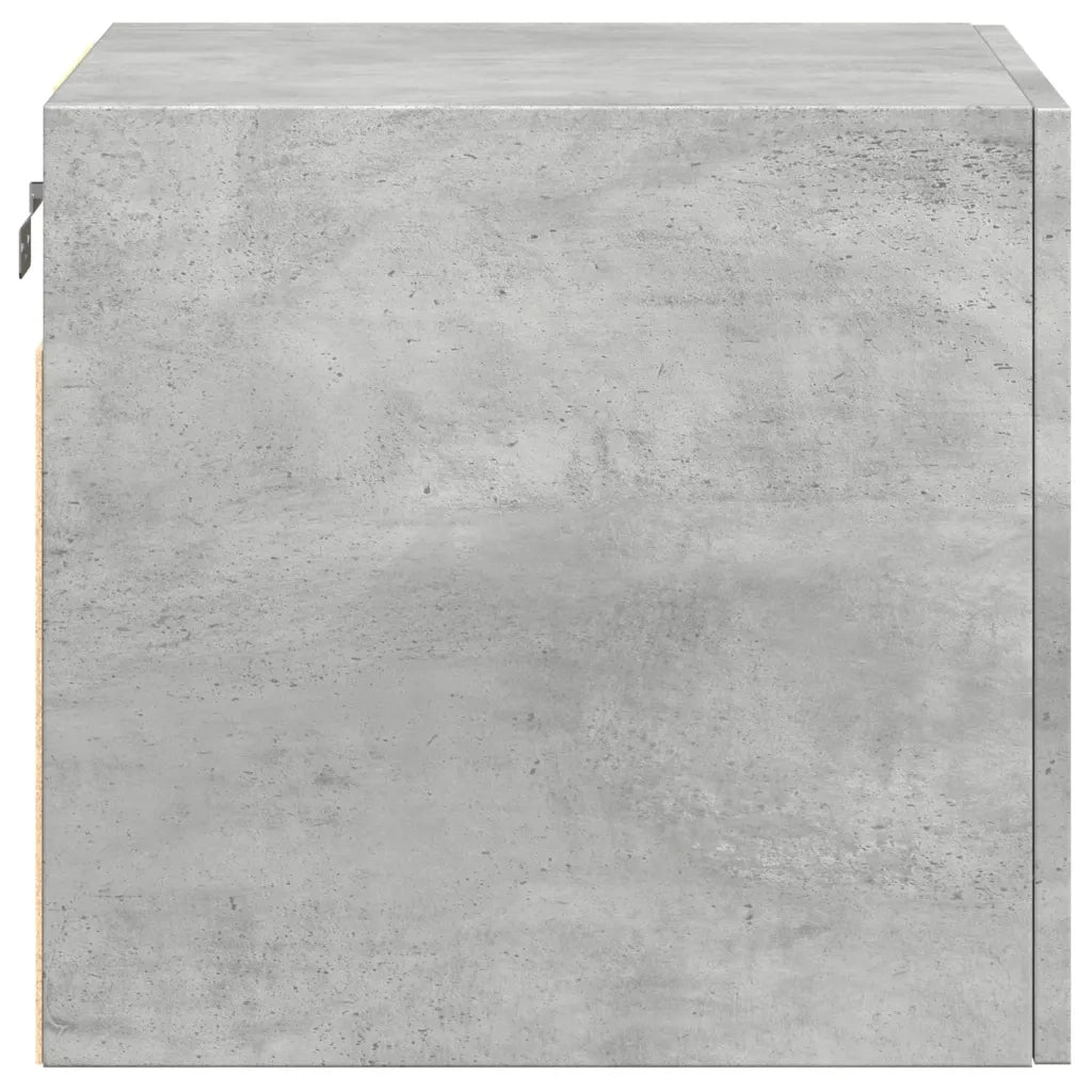 Armadietto a Muro | Mobile a Parete Grigio Cemento 45x42,5x40 cm Legno Multistrato