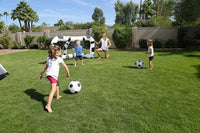 Porta Gioco Calcio Gonfiabile 52058 con 2 Palloni 213X122X137 Cm Bestway