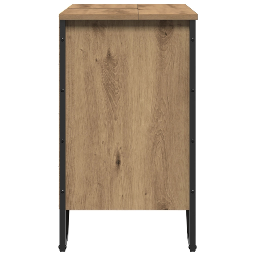 Mobile da bagno Rovere Artisan 60x35x50 cm Legno ingegnerizzato