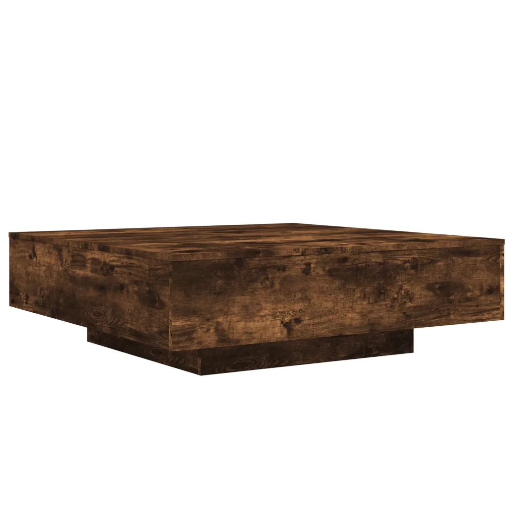 Tavolino da Salotto Rovere Fumo 100x100x31 cm Legno Multistratocod mxl 134048