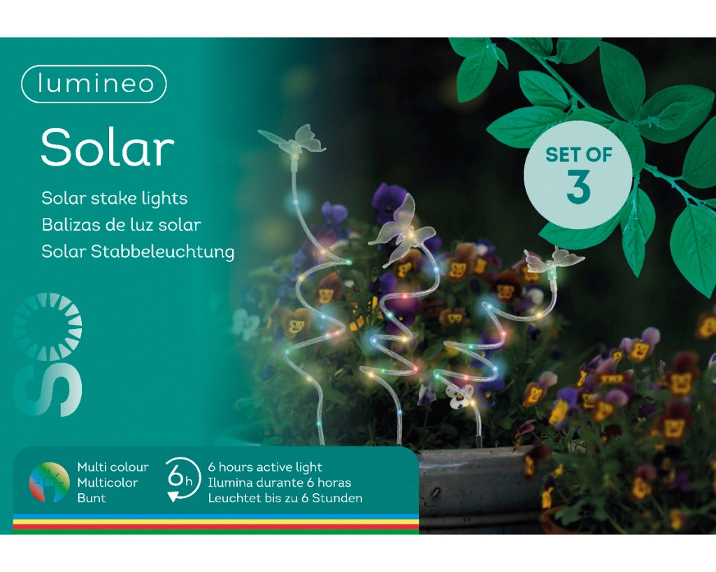Palo solare leggero in plastica stabile 160 cm