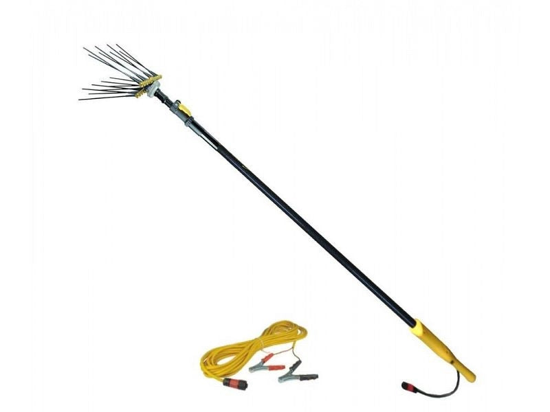 Abbacchiatore a batteria 12V Lisam Swing Asta Fissa in carbonio da 2 metri