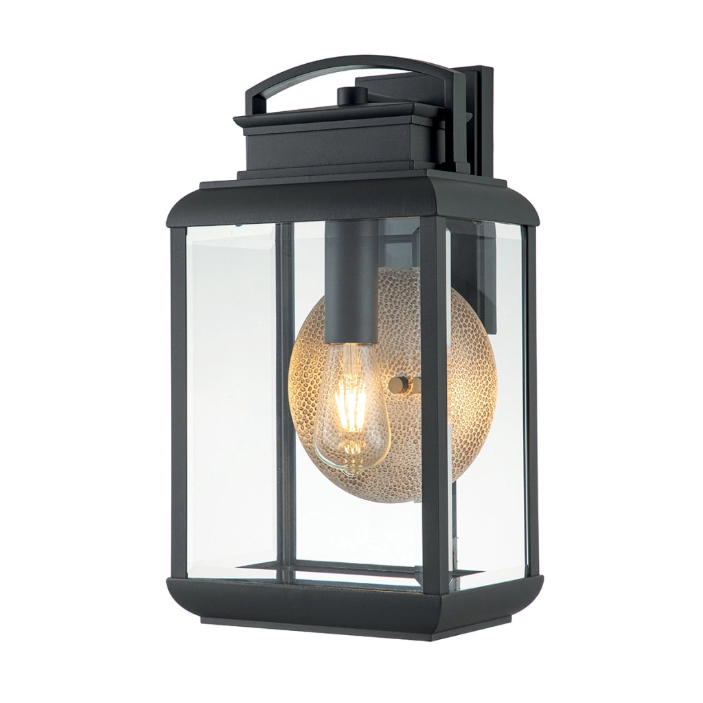 Applique esterno Byron grafite E27 60W in alluminio Quoizel