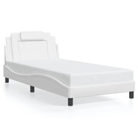 Giroletto Viana con LED senza Materasso Bianco 100x200 cm 3214002