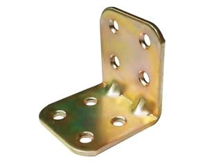 PIASTRA DI GIUNZIONE AD ANGOLO ART.788- - mm.30x30x30 - spessore mm.2 - 100 pezzi