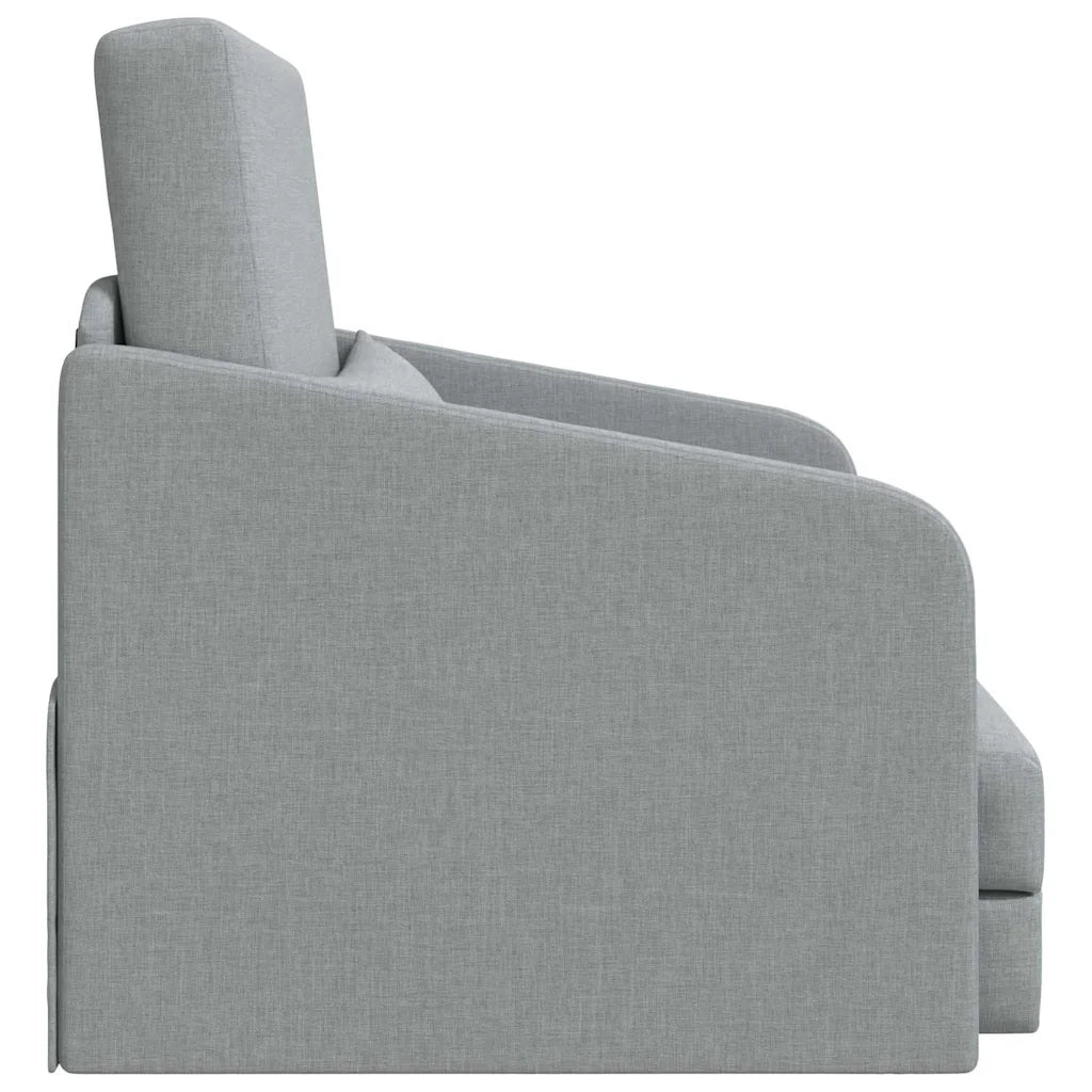 Divano letto Grigio chiaro 65 x 80 x 83 cm Tessuto 4106637