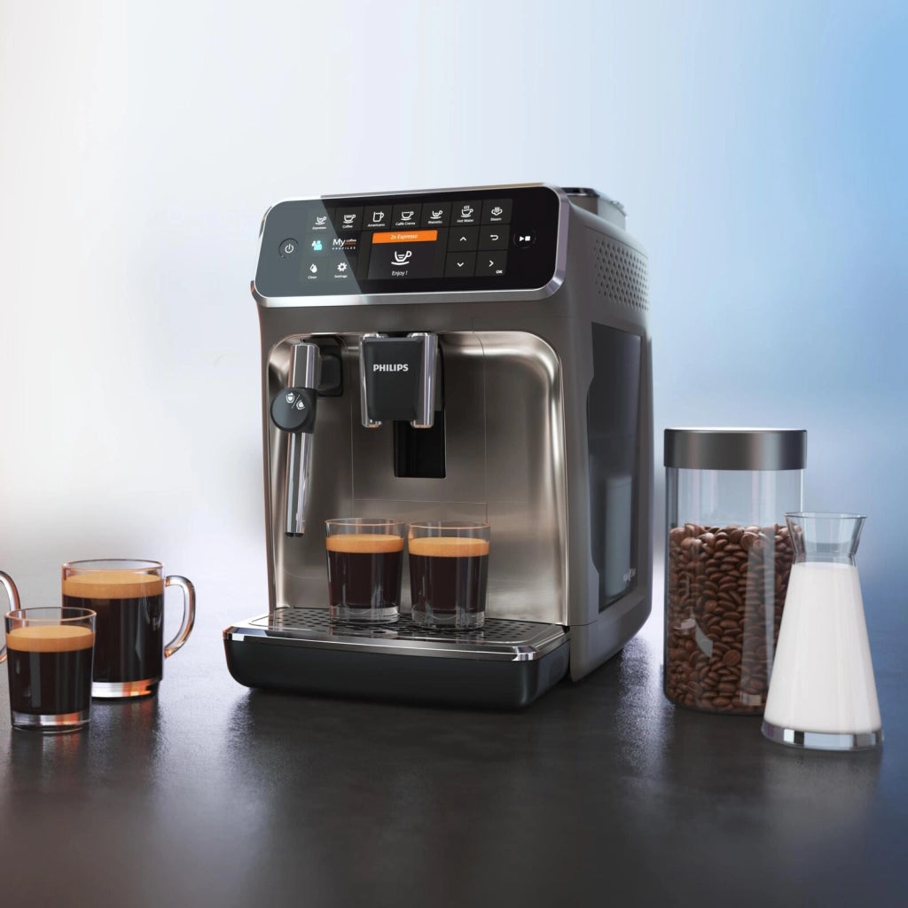 Philips 4300 series EP4327/90 Macchina da caffè automatica, 6 bevande, montalatte, 1.8 L, macine in ceramica