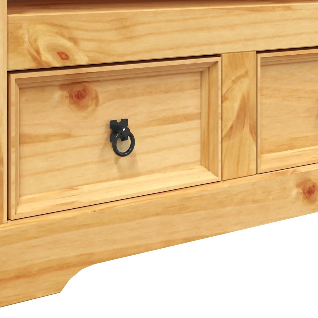 Mobile Porta TV Legno Pino Messicano Corona Range 91x43x56 cm cod mxl 19150