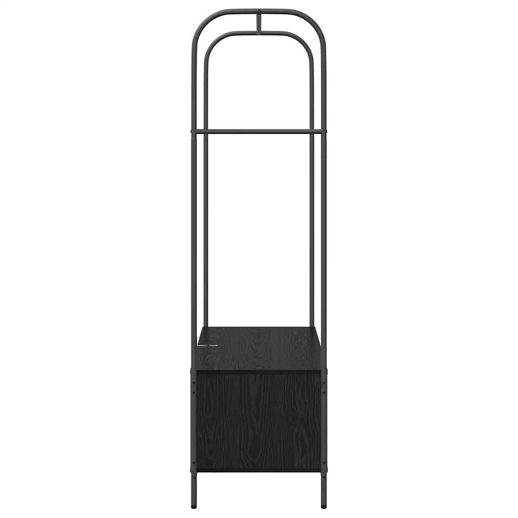Stendibiancheria Nero 100 x 44 x 160 cm Legno multistrato 868451